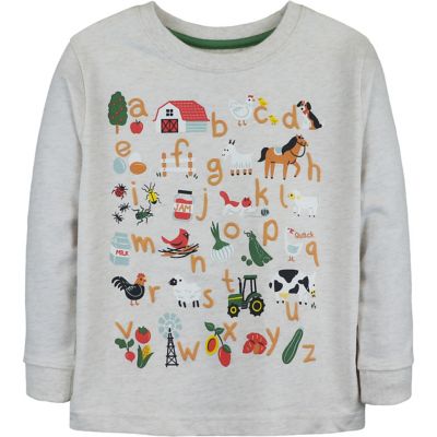 John Deere Farm Scene Long-Sleeve T-Shirt