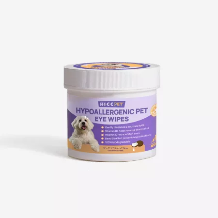 HICC Pet Hypoallergenic Pet Eye Wipes Dog Ear Care