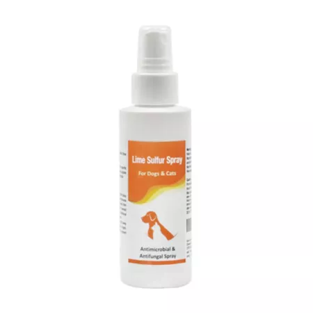 Healthy Paw Life 4 oz Sulfur and Lime Spray - Pet Care for Itchy and Dry Skin Hot Spot & Itch Relief