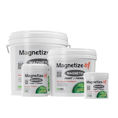 Image showing 9 th Magnetize-It! Magnetic PAINT & PRIMER ECO TITAN Extra Strong & Sustainable All-Purpose Interior, 10L, Black