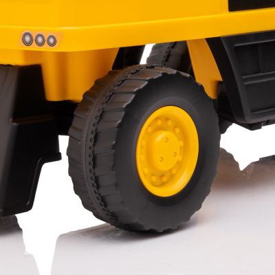 Image showing 5 th Best Ride On Cars CAT Excavator Foot-to-Floor Push Car, Ages 1-3
