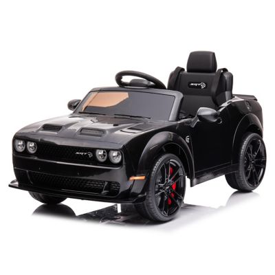 Best Ride On Cars 12V Dodge Challenger Ride-On Toy, Black