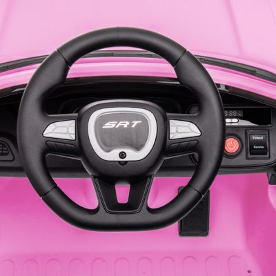 Image showing 6 th Best Ride On Cars Dodge Challenger 12V, Pink
