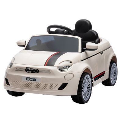 Best Ride On Cars Fiat 500 12V, White