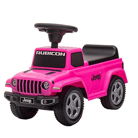 Best Ride On Cars Jeep Gladiator Push Car, Pink