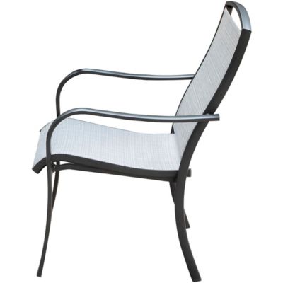 Image showing  Foxhill All-Weather Commercial-Grade Aluminum Dining Chair With Sunbrella Sling Fabric