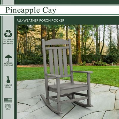 Image showing  All-Weather Pineapple Cay Porch Rocker