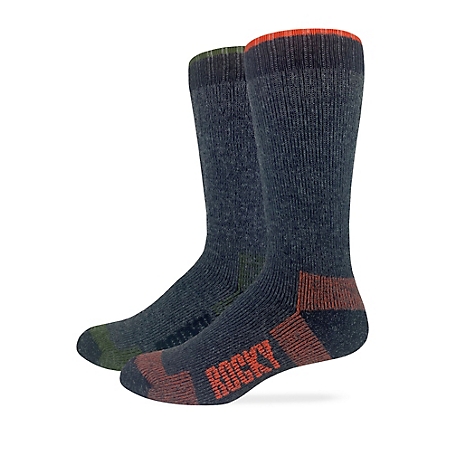 Rocky Heavyweight - Merino Wool Blend BOOT Sock Made in USA, 2 pk., 2/72911