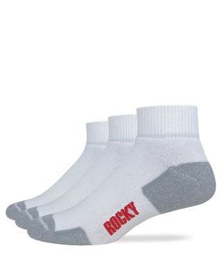 Rocky Cotton Comfort Quarter Sock, Made in USA 3 pk., 3/72916