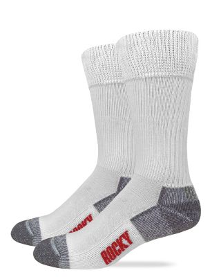 Rocky Ultra-Dri Crew Sock With Non-Binding Comfort Top Made in USA, 2 pk., 2/72934