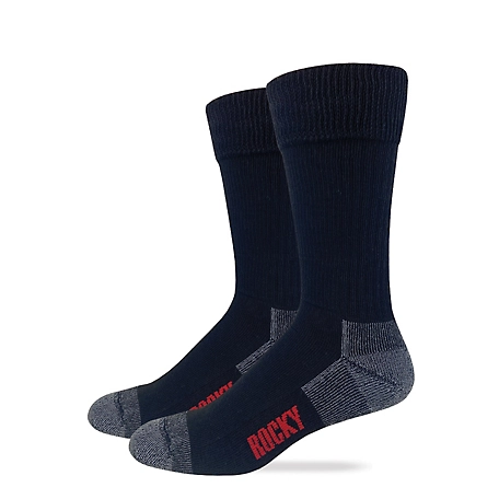 Rocky Ultra-Dri Crew Sock With Non-Binding Comfort Top Made in USA, 2 pk., 2/72934