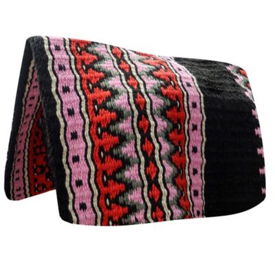 TuffRider Western Show Blanket- Black/Red- 34 x 40