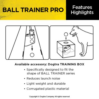 Image showing  Ball Trainer Pro Rechargeable 100-Yard Dual-Function Launcher/Dropper