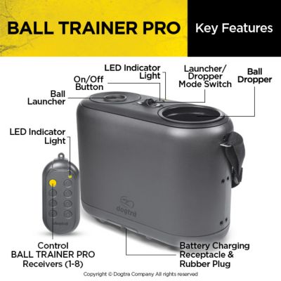 Image showing  Ball Trainer Pro Rechargeable 100-Yard Dual-Function Launcher/Dropper