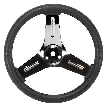 MaxPower 334502B 12 in. Go Kart Steering Wheel