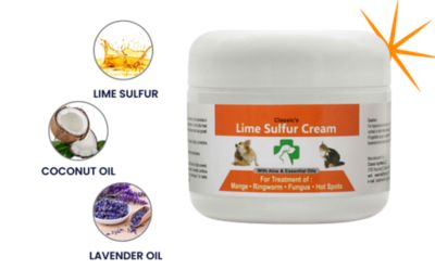 Healthy Paw Life 2 oz. Lime Sulfur Cream - Veterinary Treatment for Itchy and Dry Skin
