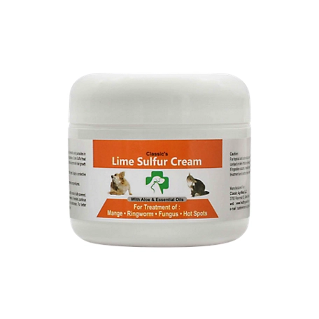 Healthy Paw Life 4 oz. Lime Sulfur Cream - Veterinary Treatment for Itchy and Dry Skin