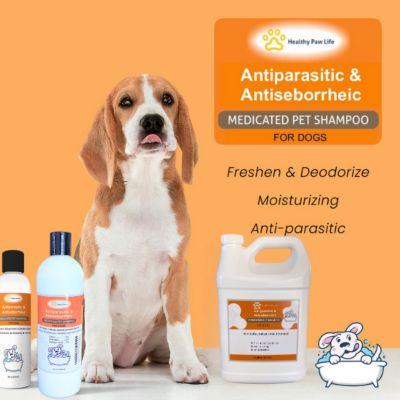 Image showing  128 oz. Sulfur Salicylic Acid Oatmeal Shampoo - Antiparasitic & Antiseborrheic Shampoo