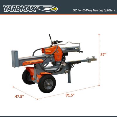 Image showing  32-Ton Gas-Powered Log Splitter, 2-Way Half Beam, Briggs & Stratton Engine