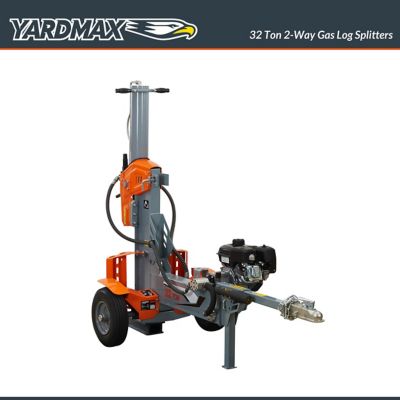 Image showing  32-Ton Gas-Powered Log Splitter, 2-Way Half Beam, Briggs & Stratton Engine