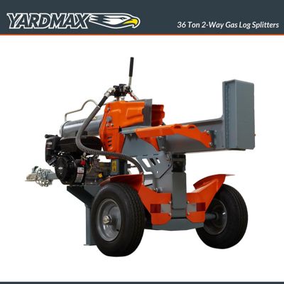 YARDMAX Gas Log Splitter 36 Ton 2-way Half Beam Briggs & Stratton Engine CR950