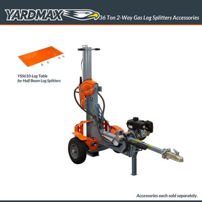 Image showing  36-Ton Gas-Powered Log Splitter, 2-Way Half Beam, Briggs & Stratton Engine