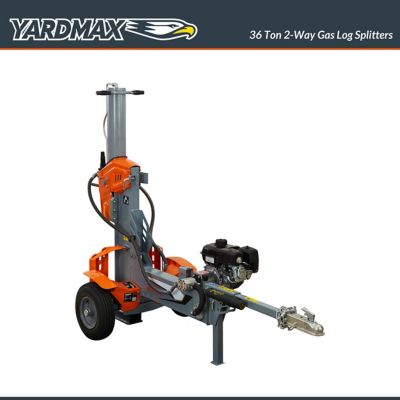 Image showing  36-Ton Gas-Powered Log Splitter, 2-Way Half Beam, Briggs & Stratton Engine
