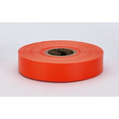 Mutual Industries Glo Orange Reinforced Barricade Tape, 3/4 in. x 50 yd., 10-Pack