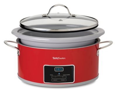 Image showing 1 th Betty Crocker 6 qt. Oval Digital Slow Cooker