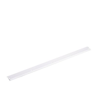 Triton Products 33 in. L x 1-3/4 in. H White Epoxy Coated Steel Top Track Wall Frame & Mounting Hardware