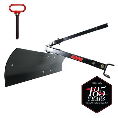 Brinly 42 in. Sleeve Hitch Rear Blade with Magnetic Hitch Pin, All- Season Tool for Grading, Leveling, Snow Clearing