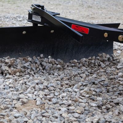 Image showing 9 th Brinly 42 in. Sleeve Hitch Rear Blade with Magnetic Hitch Pin, All- Season Tool for Grading, Leveling, Snow Clearing