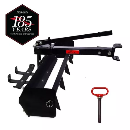 Brinly Scraper and Back Blade Combo with Magnetic Hitch Pin 38 in Multi-Purpose Leveling and Leveling Tool. Blades & Scrapers