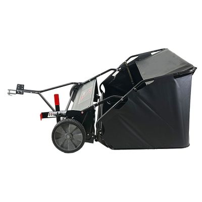 Image showing  Tow-Behind 54 in. 31 cu. ft. Lawn Sweeper with Double-Helix Brushes