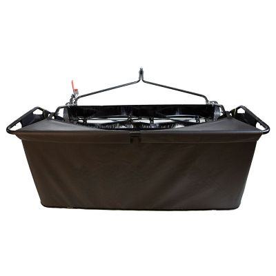 Image showing  Tow-Behind 54 in. 31 cu. ft. Lawn Sweeper with Double-Helix Brushes