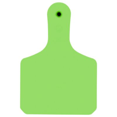 Y-TEX Blank Calf Y-Tags, 1 pc., Light Green, 25-Pack