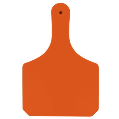 Y-TEX Blank Cattle Y-Tags, 1 pc., Orange, 25-Pack