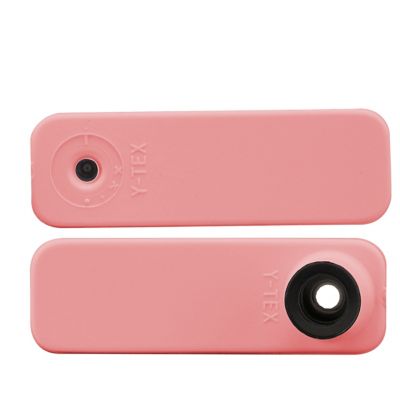 Y-TEX Blank Sheep Tags, 2 pc., Pink, 25-Pack