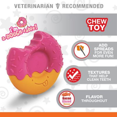 Image showing  Nyla Donut Regular Durachew Dog Chew Toy