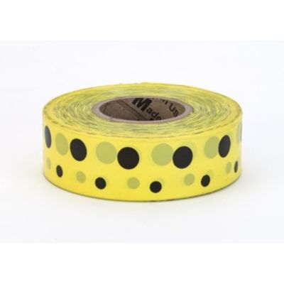 Mutual Industries Ultra Standard Dot Tape, Yellow/Black (12 pk.)