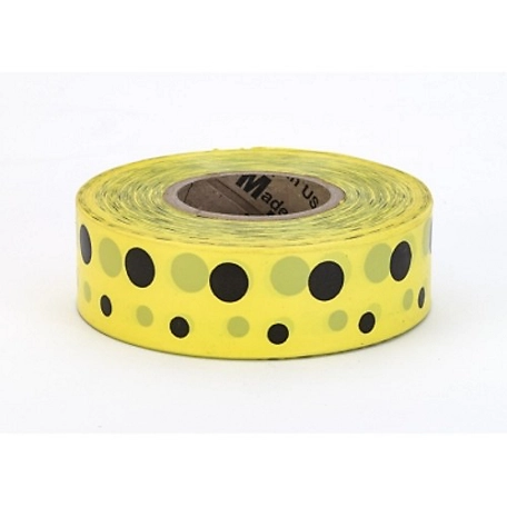 Mutual Industries Ultra Standard Dot Tape, Yellow/Black (12 pk.)