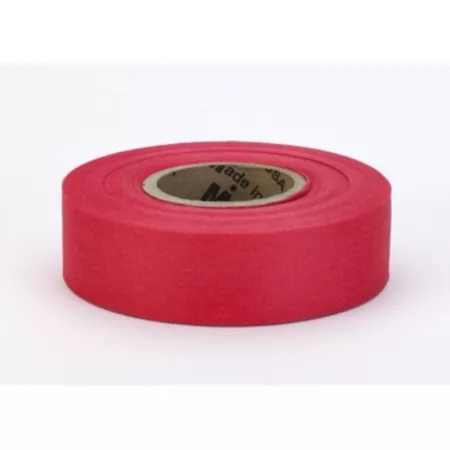 Mutual Industries Biological Warning Tape Red Pack of 12 Flagging Tape