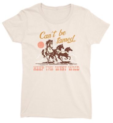 Lost Creek Printed Short Sleeve T-Shirt, Can't Be Tamed