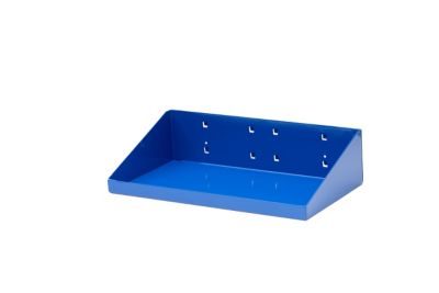 Triton Products 12 in. W x 6 in. D Blue Epoxy Coated Steel Shelf for LocBoard