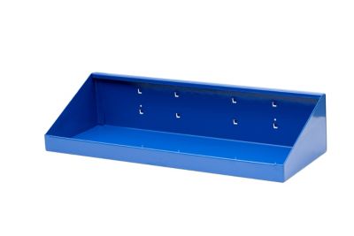 Triton Products 18 in. W x 6-1/2 in. D Blue Epoxy Coated Steel Shelf for LocBoard