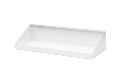 Triton Products 18 in. W x 6-1/2 in. D White Epoxy Coated Steel Shelf for LocBoard