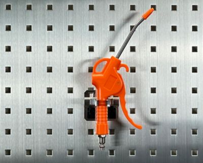 Image showing  63 pc. Stainless Steel Hook & Bin Assortment for Stainless Steel LocBoard (60 Asst Hooks & 3 Bins)