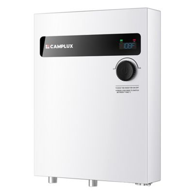 Image showing  18 kW 240V Tankless Electric Water Heater for Whole House, White