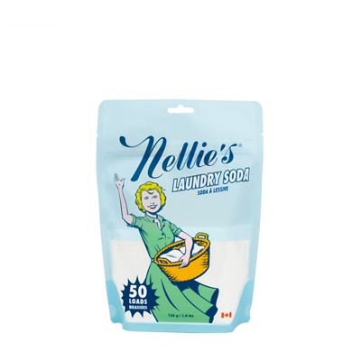 Nellie's Laundry Soda Powder Detergent, Unscented, 50