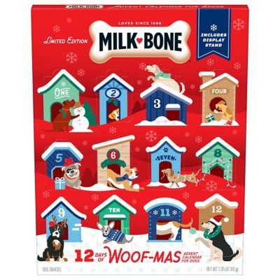 Milk-Bone 12 Days of Woofmas Advent Calendar for Dogs, 2.85 Oz. Box